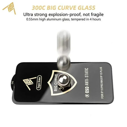 Protector de pantalla de cristal templado para iPhone