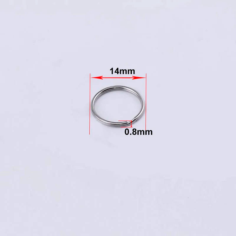 50 uds conector para llavero para DIY hacer llaveros Findings