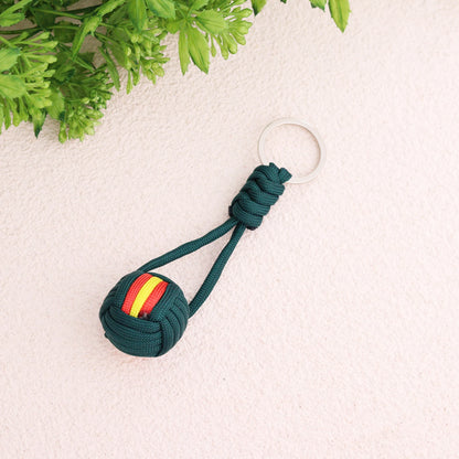 Mini Polyester Fußball Anhänger Schlüsselanhänger Schlüsselanhänger Sport-Schlüsselanhänger Schlüsselkette Geschenk für Teenager