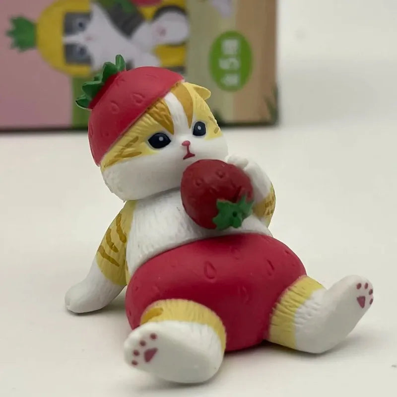 Caja sorpresa de gatitos kawaii – figuras decorativas coleccionables