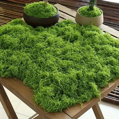 Lifelike Evergreen musgo artificial: Ideal para DIY Crafts, decoración del hogar, bodas &