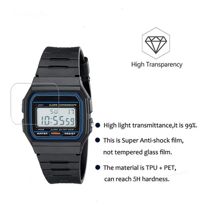 Pack de protectores antiimpacto para reloj clásico F91W