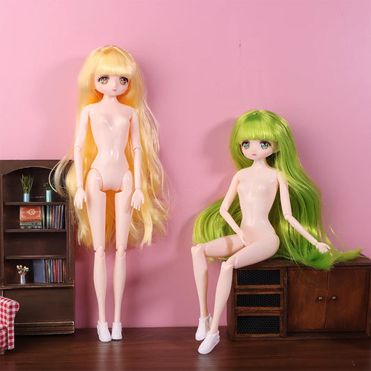 Muñeca estilo anime de 30 cm, escala 1/6, 11 articulaciones móviles, muñeca para vestir DIY,