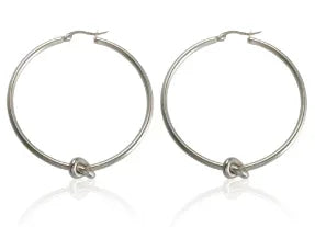 Shiny Zircon pendientes de aro para mujer Trendy Golden acero inoxidable Circle orejaring