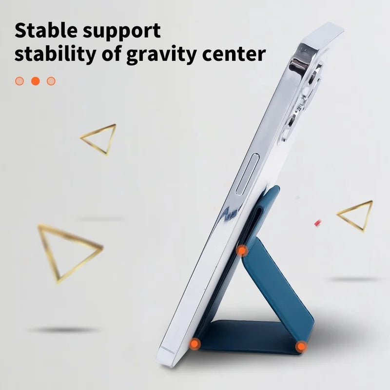 Soporte plegable adhesivo para móvil con anillo