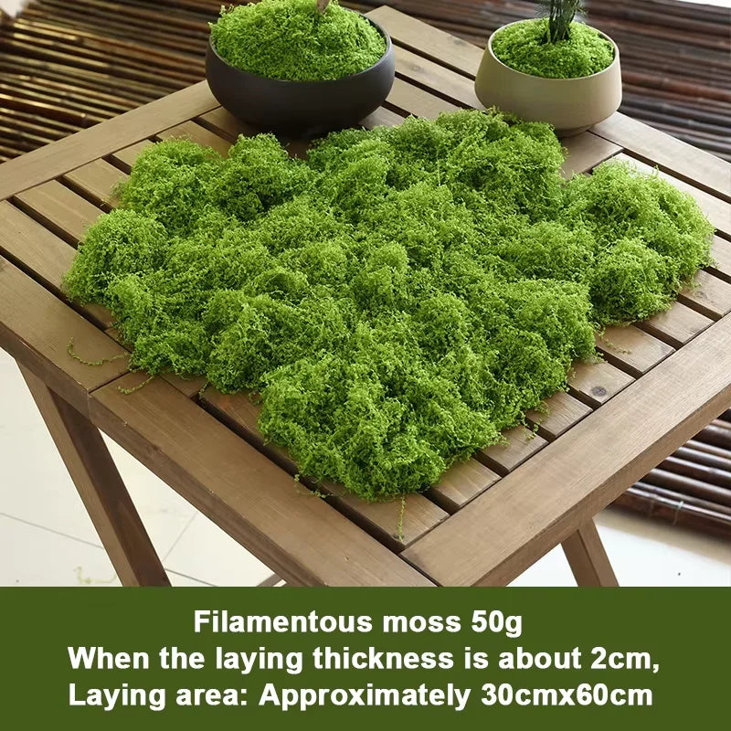 Lifelike Evergreen musgo artificial: Ideal para DIY Crafts, decoración del hogar, bodas &