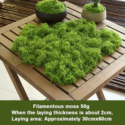 Lifelike Evergreen musgo artificial: Ideal para DIY Crafts, decoración del hogar, bodas &