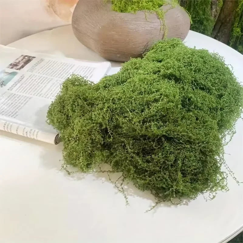 Lifelike Evergreen musgo artificial: Ideal para DIY Crafts, decoración del hogar, bodas &