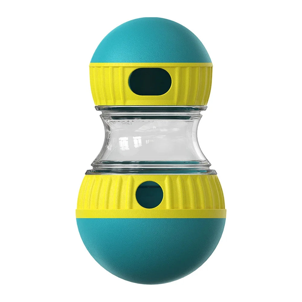 Juguete interactivo IQ para perros y gatos con bola dispensadora