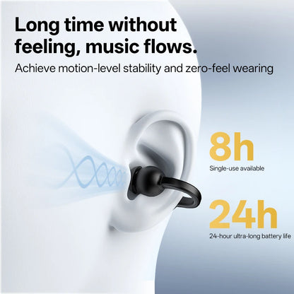 Auriculares inalámbricos K80 OWS con micrófono, graves y pantalla digital