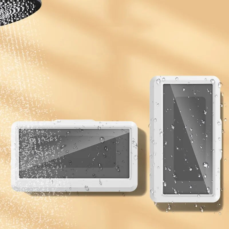 Soporte impermeable 360° para móvil en ducha o baño