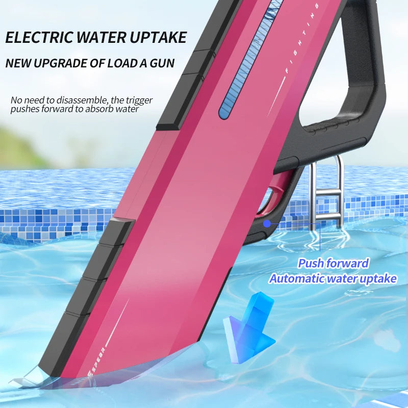 Pistola de agua eléctrica automática para verano y piscina