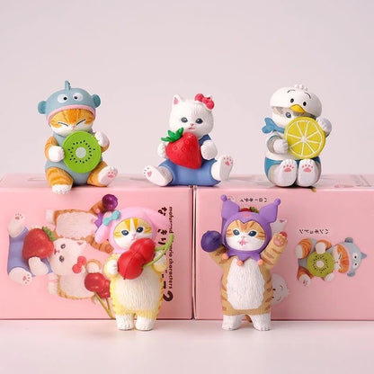 Caja sorpresa de gatitos kawaii – figuras decorativas coleccionables