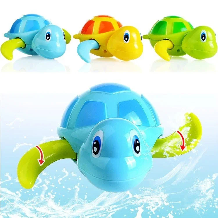 Tortuga acuática de cuerda para baño, playa y piscina