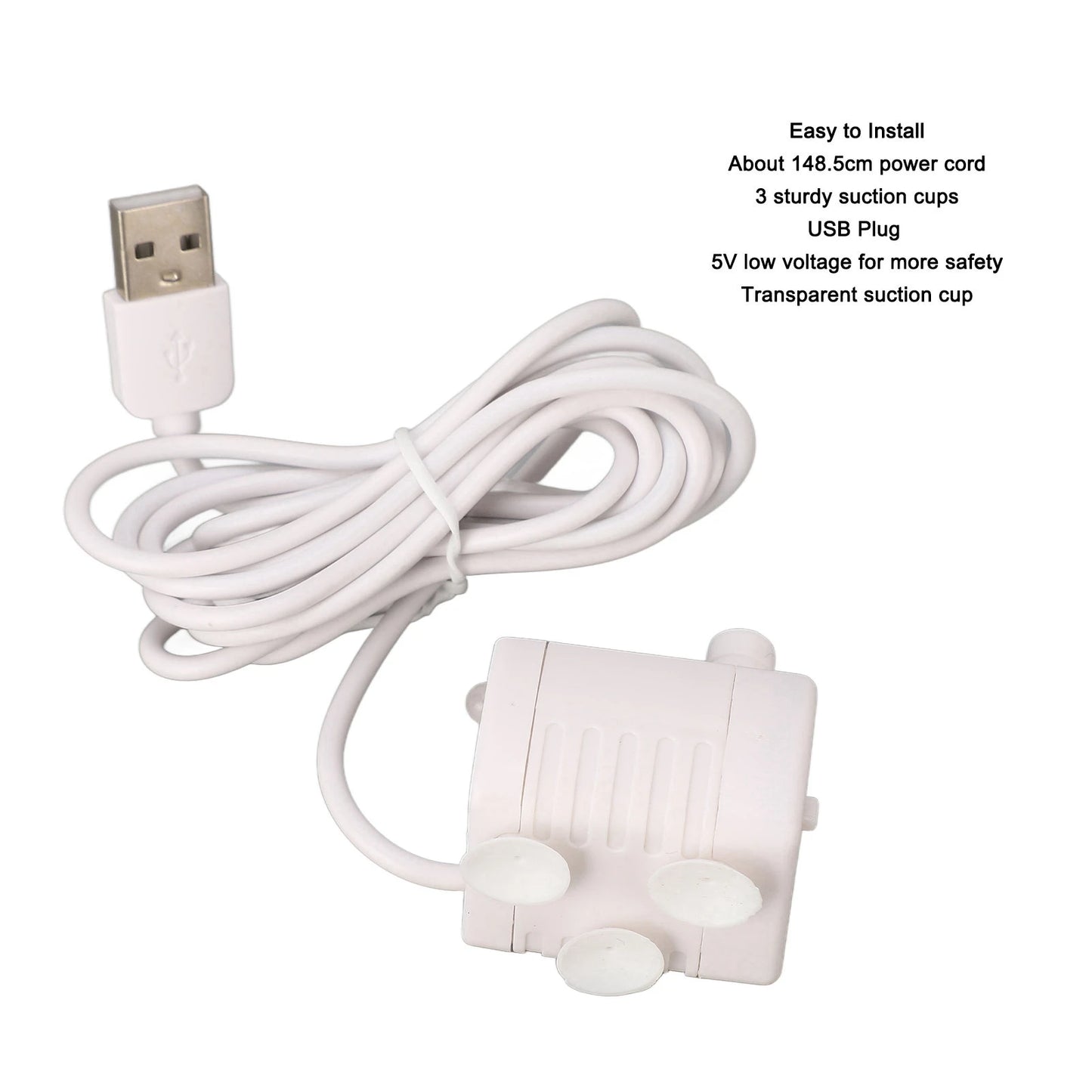 Cat Fountain  Prevent Dry Burning Removable Pet Water Fountain Pump Quiet 5V Adjustable  for Replacement