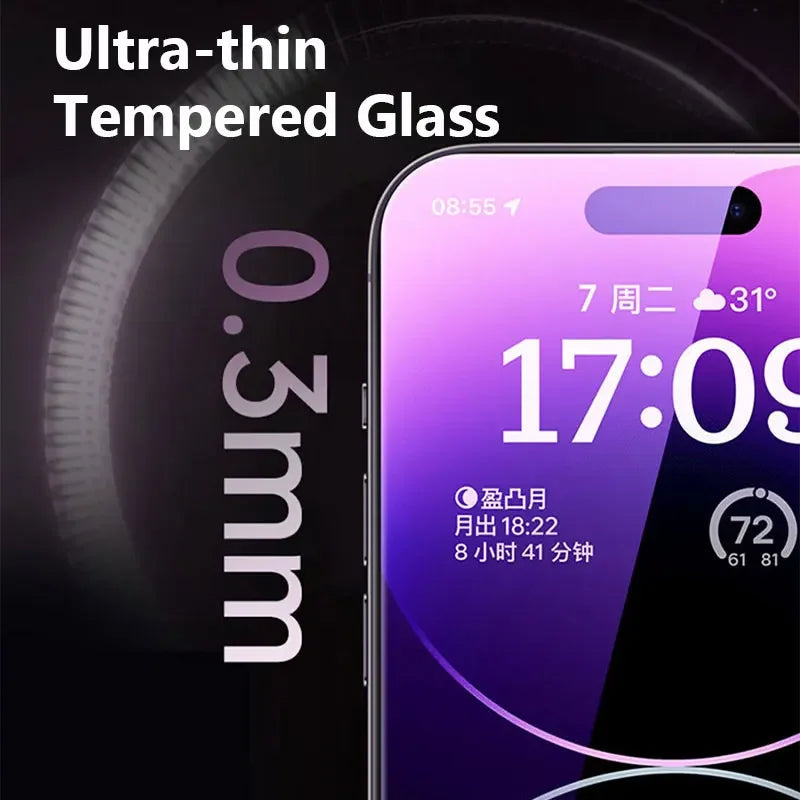 Protector de pantalla de cristal templado para iPhone
