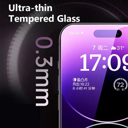 Protector de pantalla de cristal templado para iPhone