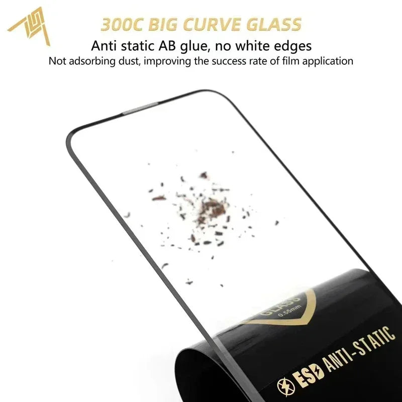 Protector de pantalla de cristal templado para iPhone