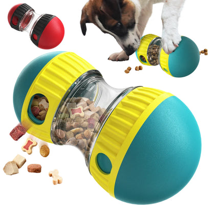 Juguete interactivo IQ para perros y gatos con bola dispensadora