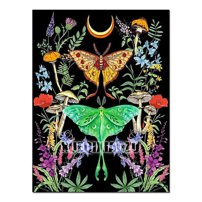 Kit de pintura con diamantes 5D de mariposa para principiantes
