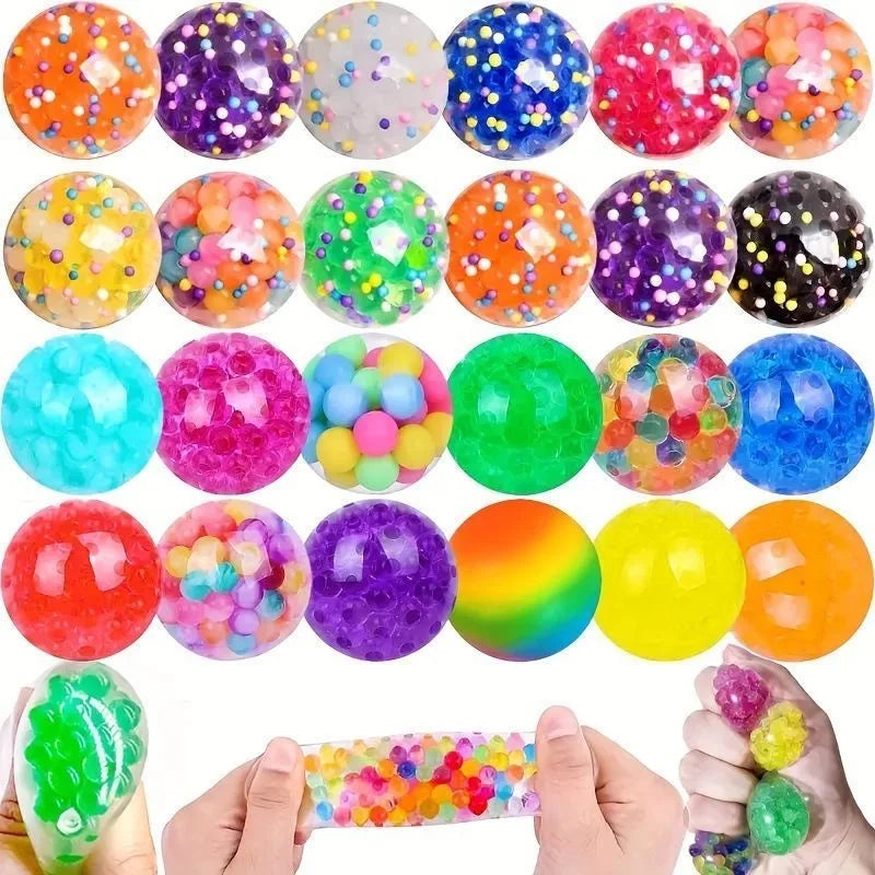 Bolas antiestrés de colores para niños, fiestas y regalos