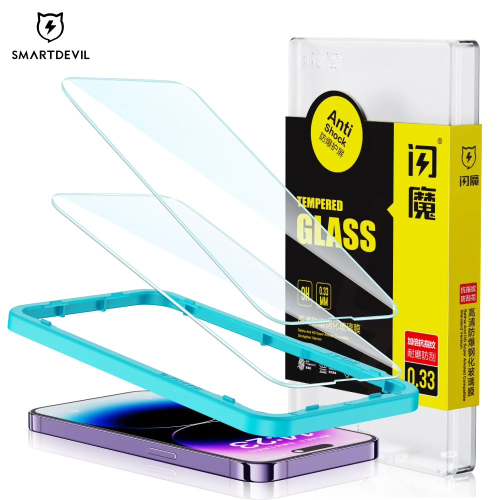 Protector de pantalla SmartDevil de cristal templado para iPhone