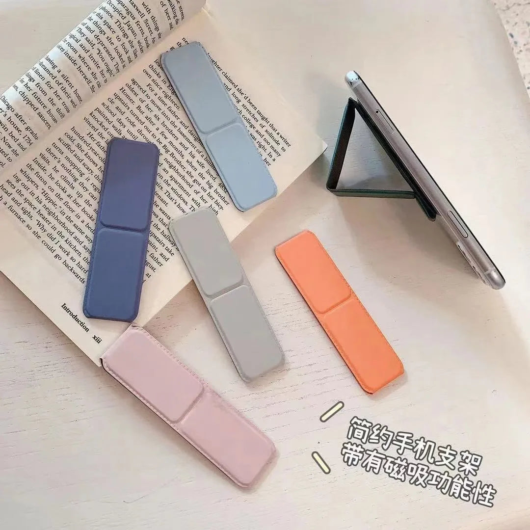 Soporte plegable adhesivo para móvil con anillo