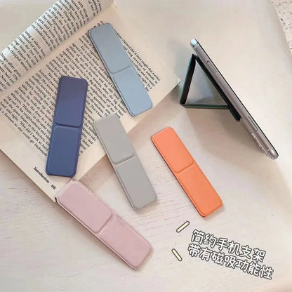Soporte plegable adhesivo para móvil con anillo