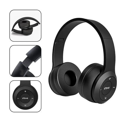 Auriculares inalámbricos K80 OWS con micrófono, graves y pantalla digital
