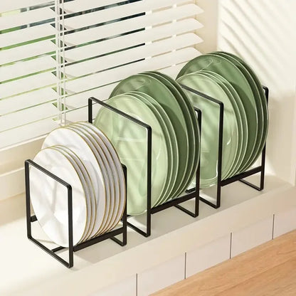 Cocina estante estante para platos Cabinet plato estante Dinner placa Drain estante Countertop