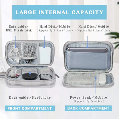 Bolsa impermeable organizadora para cables y accesorios
