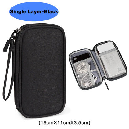 Bolsa impermeable organizadora para cables y accesorios