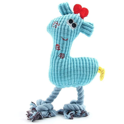 Juguete de peluche resistente con sonido para perros y cachorros
