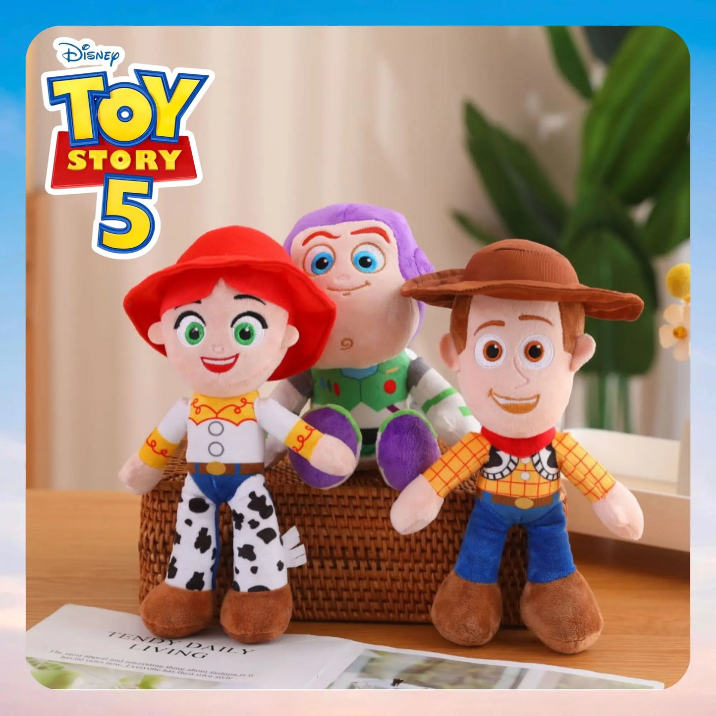 Peluche colgante de Woody, Buzz Lightyear y Jessie