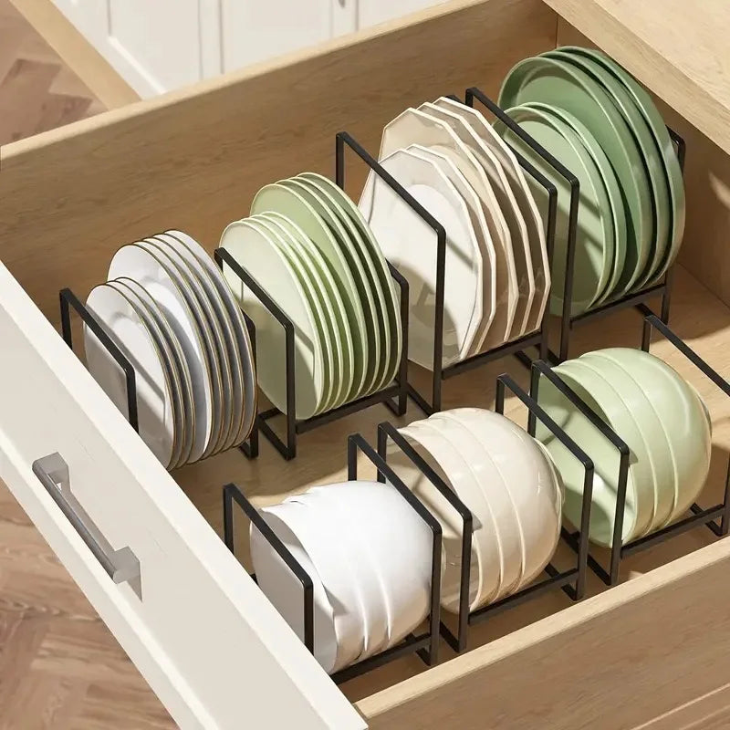 Cocina estante estante para platos Cabinet plato estante Dinner placa Drain estante Countertop