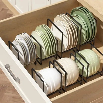 Cocina estante estante para platos Cabinet plato estante Dinner placa Drain estante Countertop