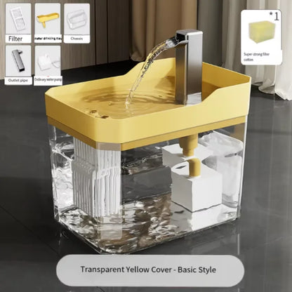 Fuente automática de agua para gatos y perros pequeños – 1,5 L con filtro y conexión USB