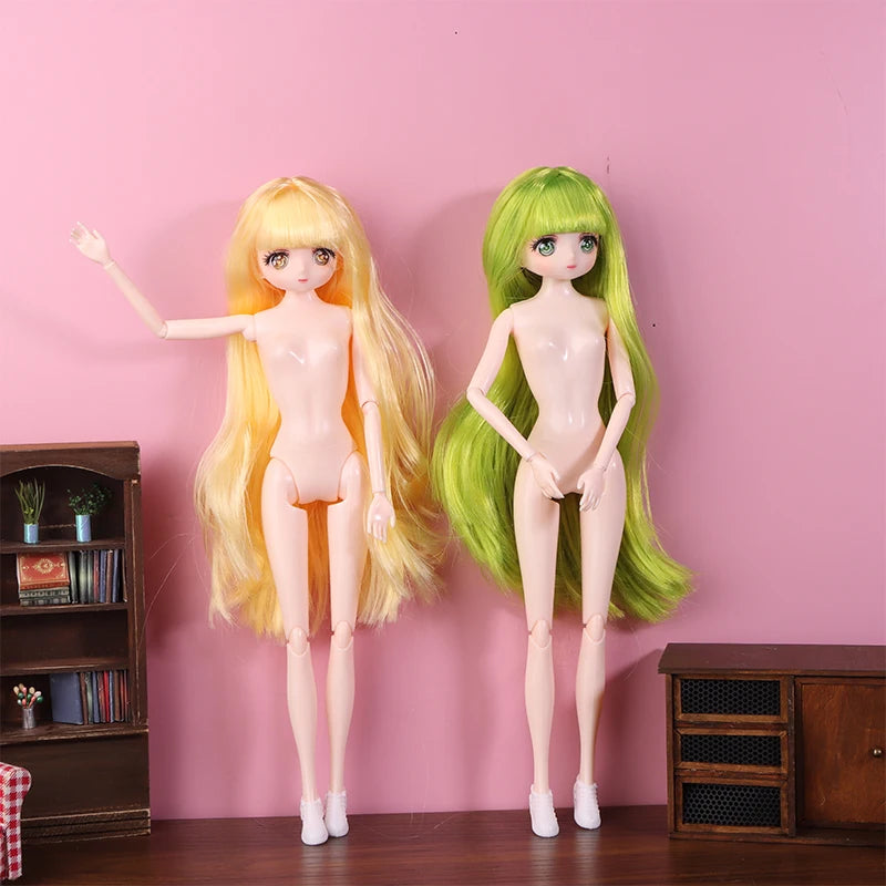 Muñeca estilo anime de 30 cm, escala 1/6, 11 articulaciones móviles, muñeca para vestir DIY,