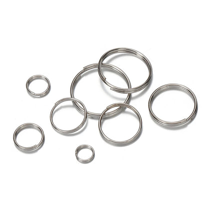 50 uds conector para llavero para DIY hacer llaveros Findings