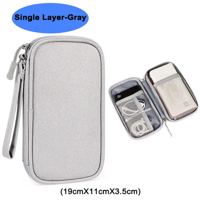 Bolsa impermeable organizadora para cables y accesorios