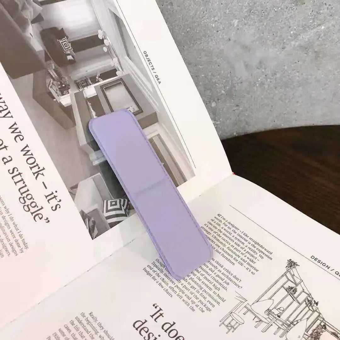 Soporte plegable adhesivo para móvil con anillo