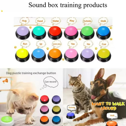 Botones grabadores de voz para entrenamiento de perros