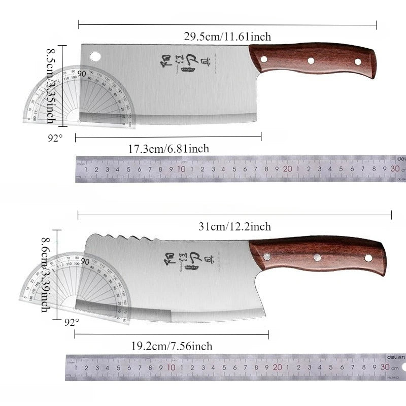 Cuchillo de cocina ultra afilado de acero inoxidable