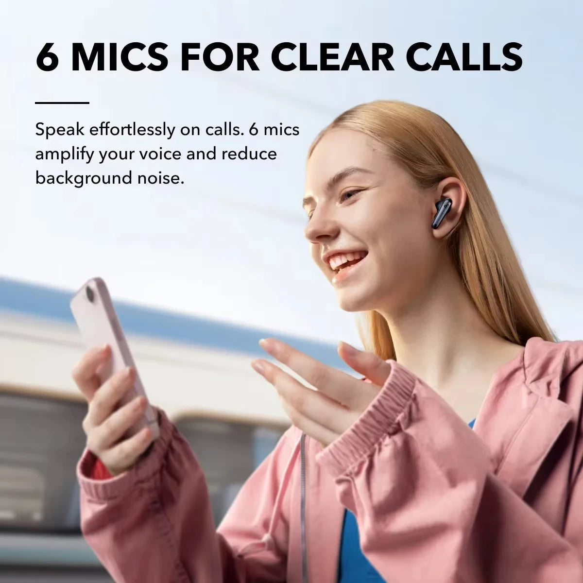 Auriculares inalámbricos K80 OWS con micrófono, graves y pantalla digital