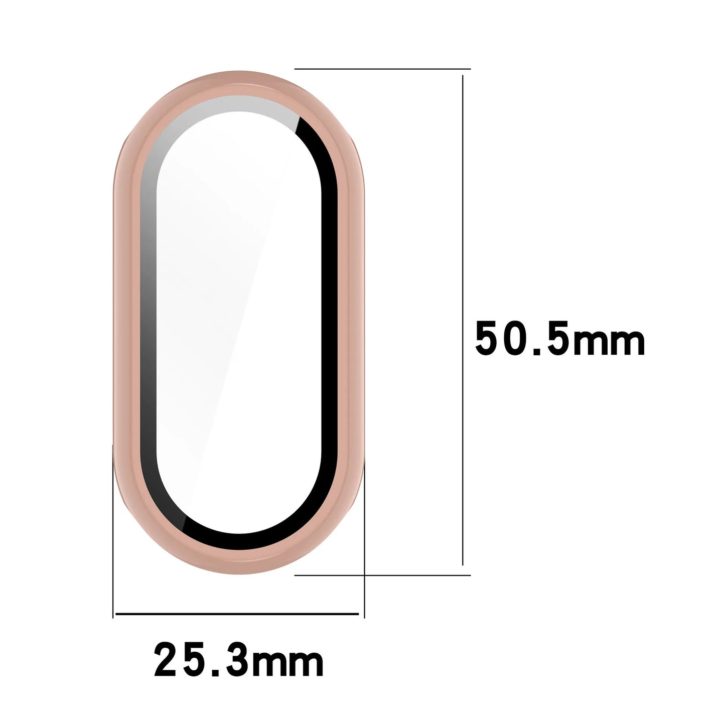 Funda protectora con cristal templado para Xiaomi Smart Band