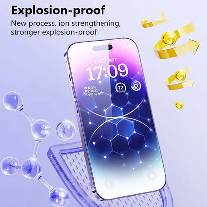 Protector de pantalla de cristal templado para iPhone