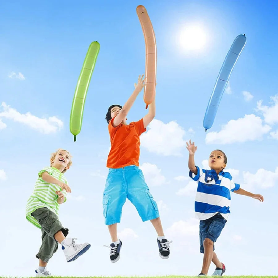 Globos cohete de látex con sonido para fiestas infantiles