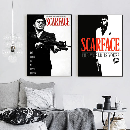 Set de pósters vintage Scarface “The World Is Yours”