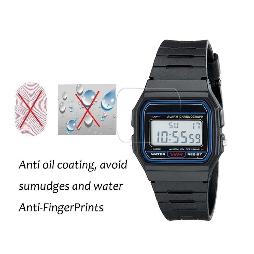 Pack de protectores antiimpacto para reloj clásico F91W