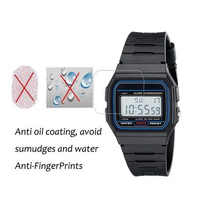 Pack de protectores antiimpacto para reloj clásico F91W